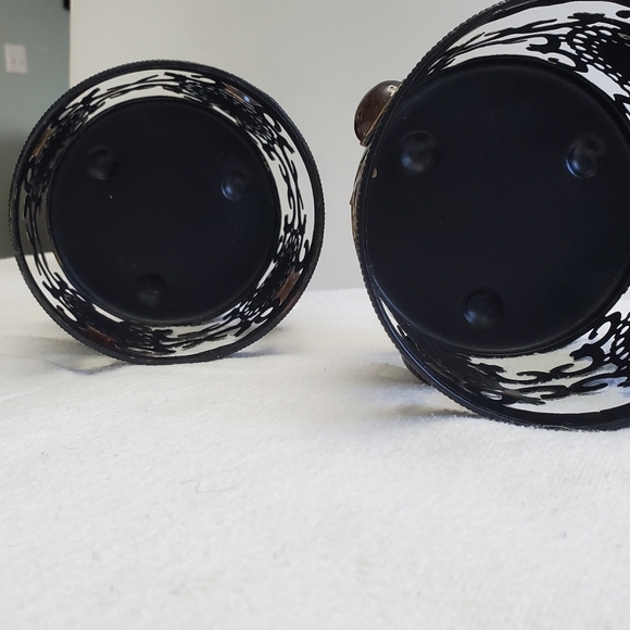 Jar Candle Holder Sleeves, Pier One, Antiqued Amber & Bronze - Picture 3 of 5